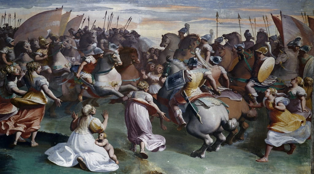 Villa Imperiale di Terralba, Genova - Ratto delle Sabine 1